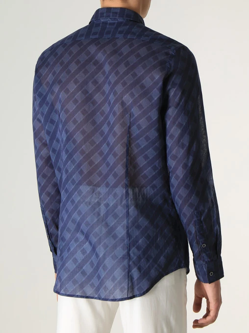 Рубашка Slim Fit хлопковая CORTIGIANI