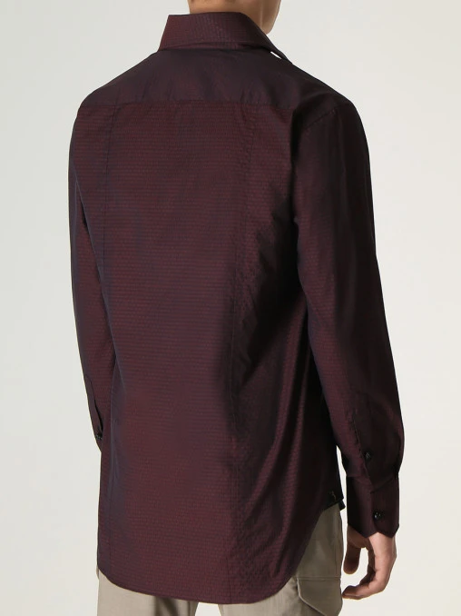 Рубашка Slim Fit хлопковая BILLIONAIRE