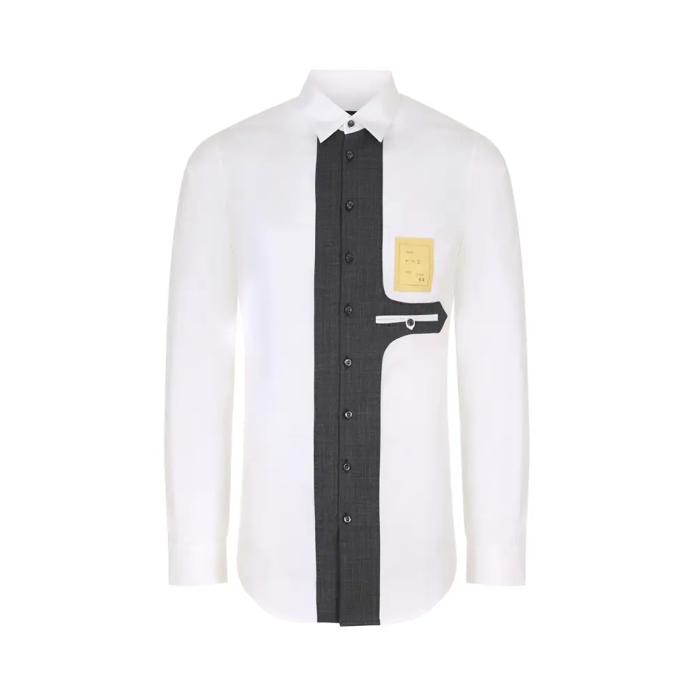 Рубашка Slim Fit хлопковая