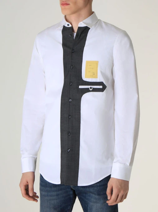 Рубашка Slim Fit хлопковая DSQUARED2