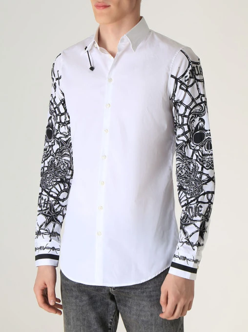 Рубашка Slim Fit хлопковая DSQUARED2