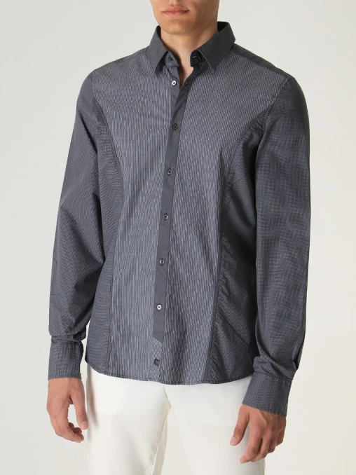 Рубашка Slim Fit хлопковая BRAY
