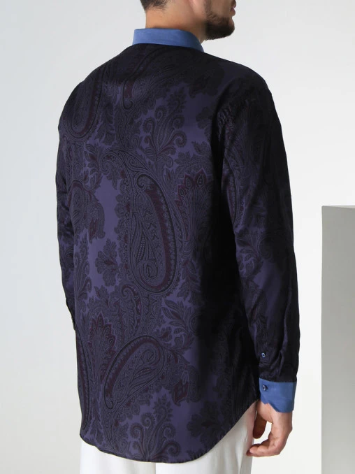 Рубашка Slim Fit хлопковая ETRO