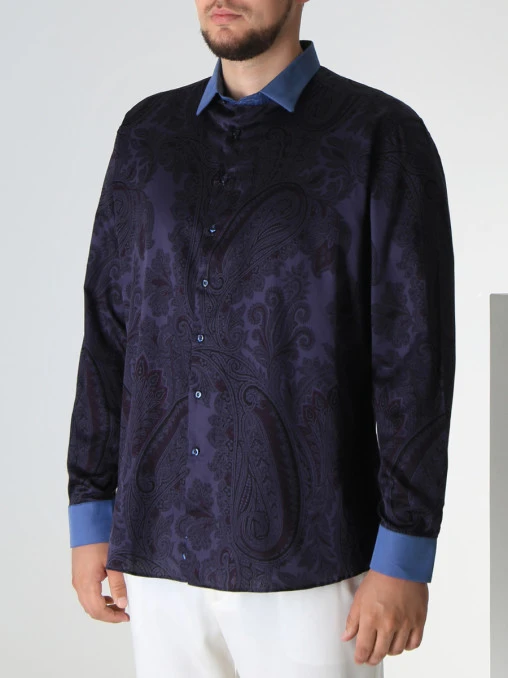 Рубашка Slim Fit хлопковая ETRO
