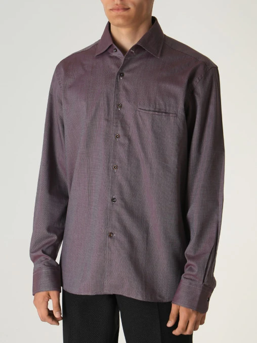 Рубашка Slim Fit хлопковая CORNELIANI