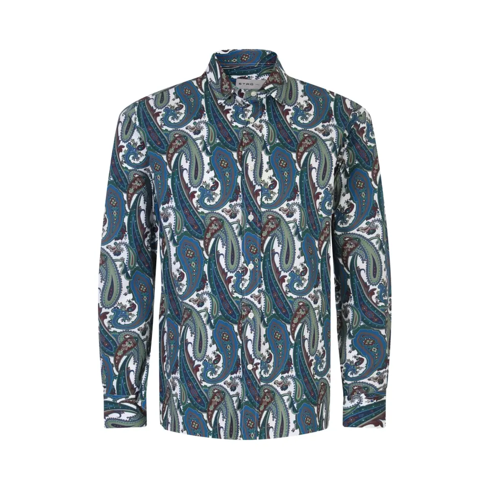 Рубашка Slim Fit хлопковая