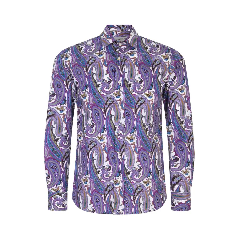 Рубашка Slim Fit хлопковая