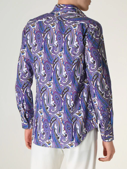Рубашка Slim Fit хлопковая ETRO