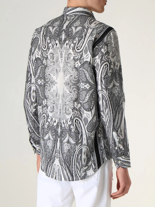 Рубашка Slim Fit хлопковая ETRO