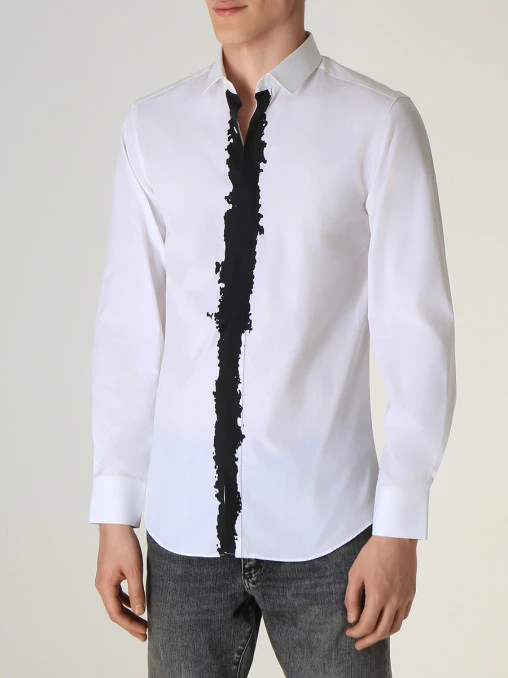 Рубашка Slim Fit хлопковая NEIL BARRETT