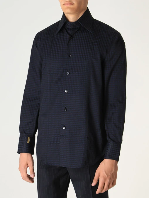 Рубашка Slim Fit хлопковая BILLIONAIRE