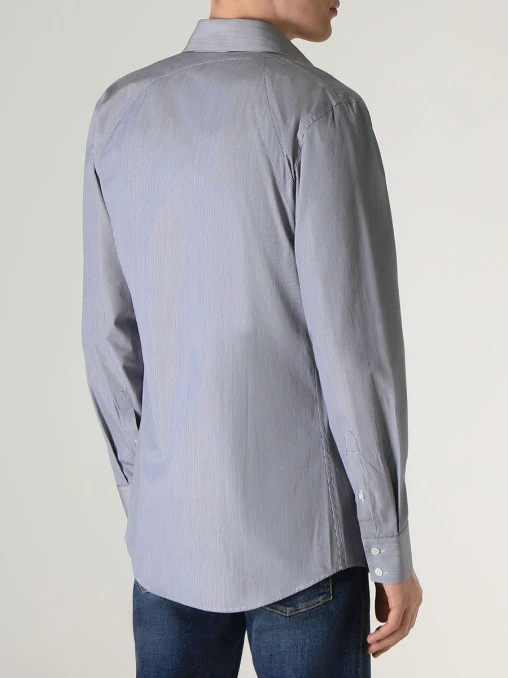 Рубашка Slim Fit хлопковая ALEXANDER MCQUEEN