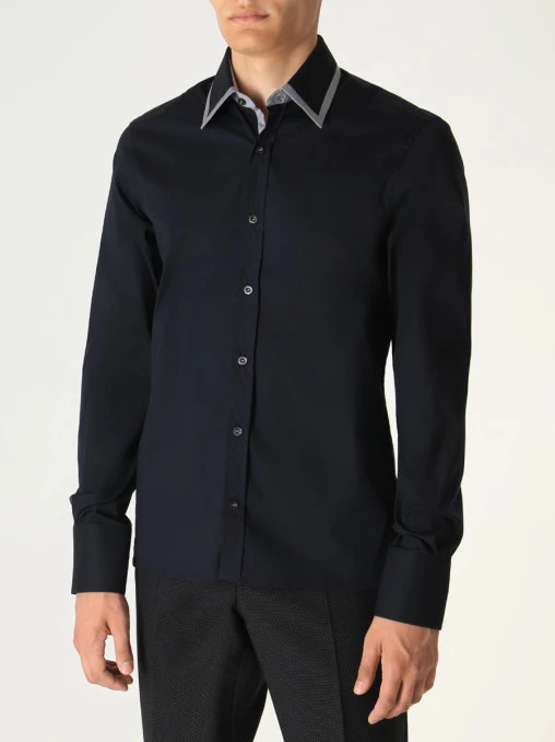 Рубашка Slim Fit хлопковая CORTIGIANI