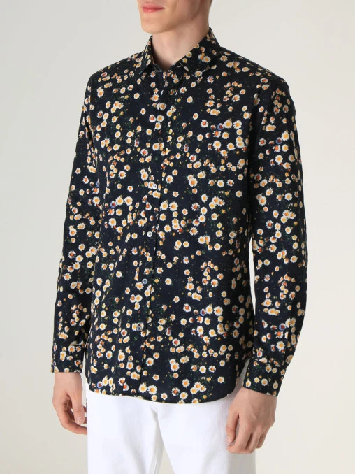 Рубашка Slim Fit хлопковая MOSCHINO
