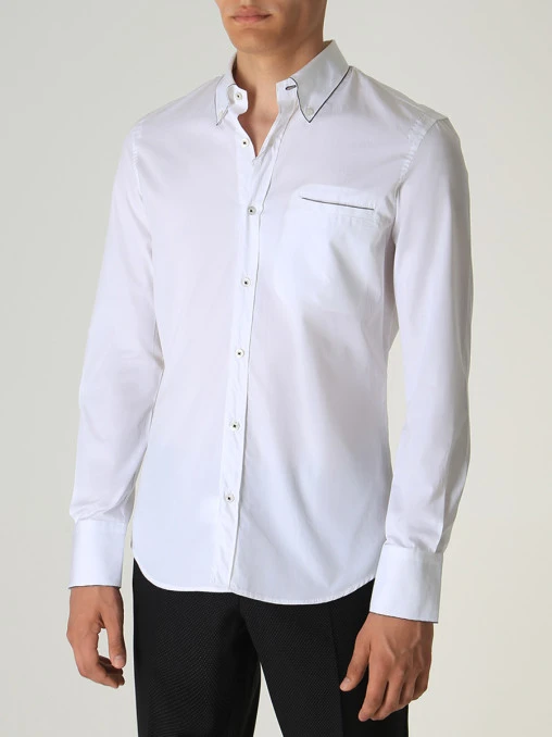 Рубашка Slim Fit хлопковая CORTIGIANI