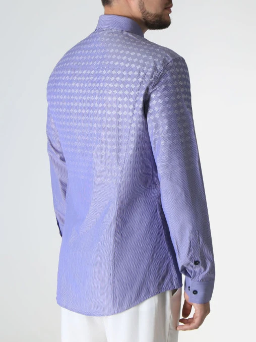 Рубашка Slim Fit хлопковая BIKKEMBERGS