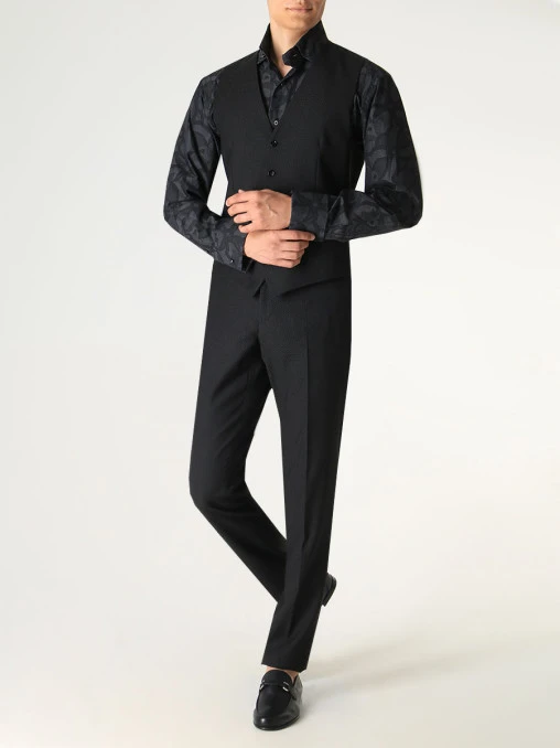 Рубашка Slim Fit хлопковая BILLIONAIRE