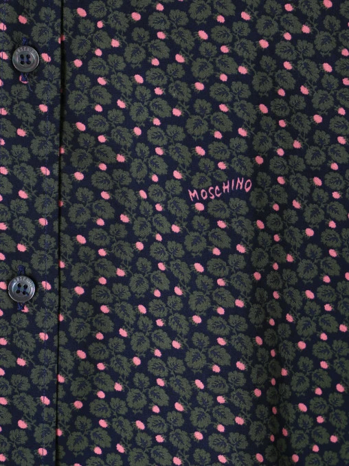 Рубашка Slim Fit хлопковая MOSCHINO