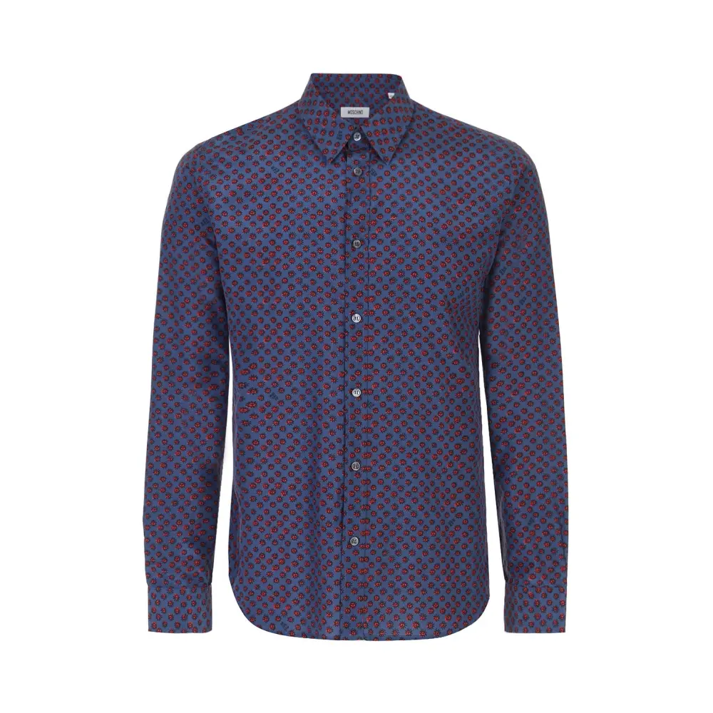 Рубашка Slim Fit из шелка и хлопка