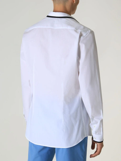 Рубашка Slim Fit хлопковая MOSCHINO