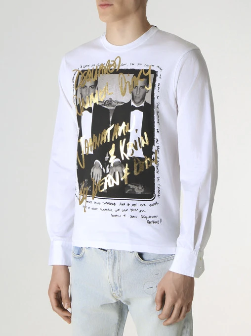 Лонгслив хлопковый DSQUARED2