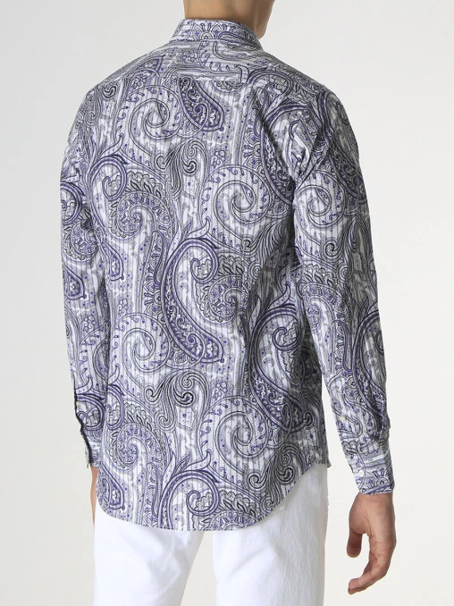 Рубашка Slim Fit хлопковая ETRO