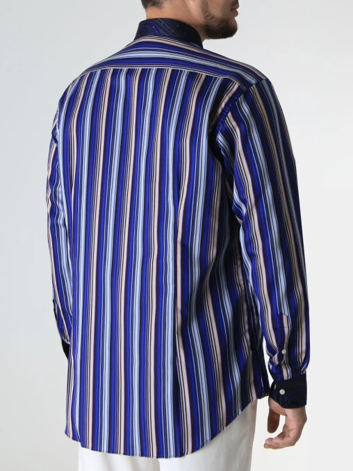 Рубашка Slim Fit хлопковая ETRO