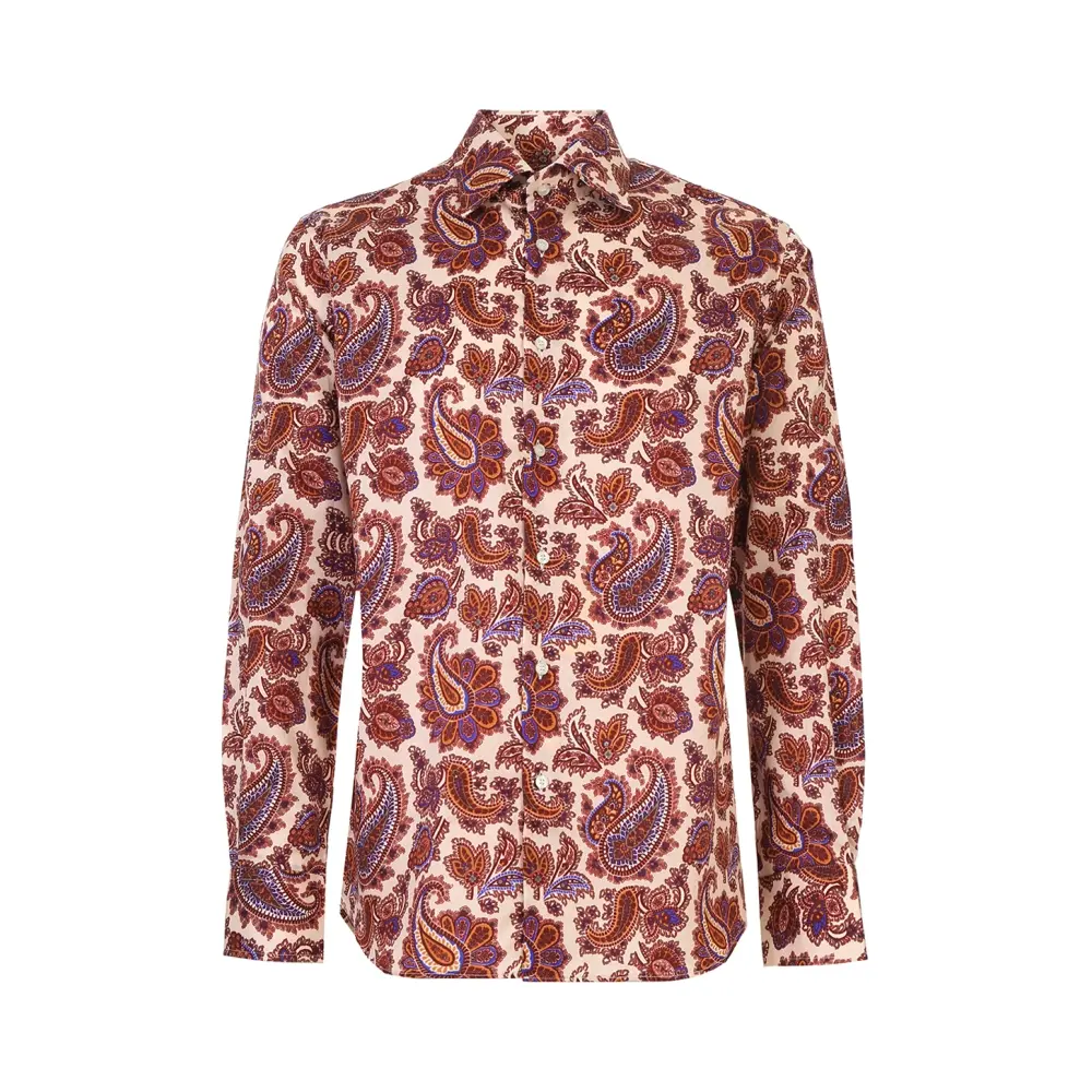 Рубашка Slim Fit хлопковая