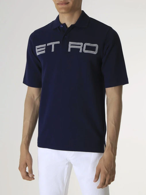 Поло хлопковое ETRO