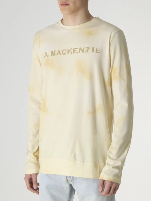 Лонгслив хлопковый ANDREW MACKENZIE