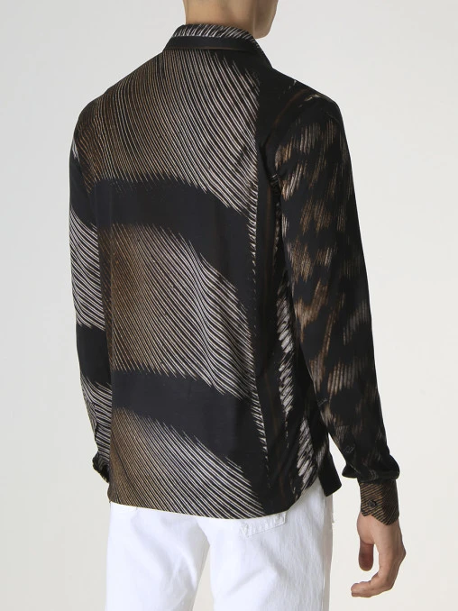 Рубашка Slim Fit хлопковая ROBERTO CAVALLI