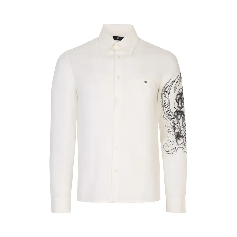 Рубашка Slim Fit хлопковая