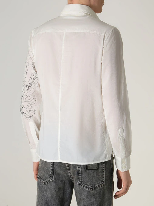 Рубашка Slim Fit хлопковая JOHN RICHMOND
