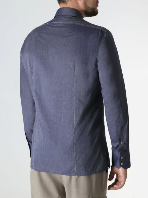 Рубашка Slim Fit хлопковая CORTIGIANI