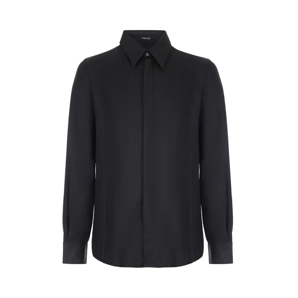 Рубашка Slim Fit шелковая