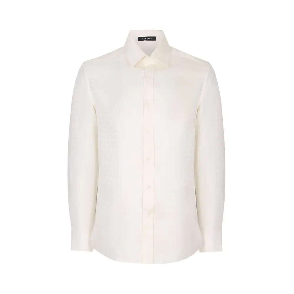 Рубашка Slim Fit шелковая