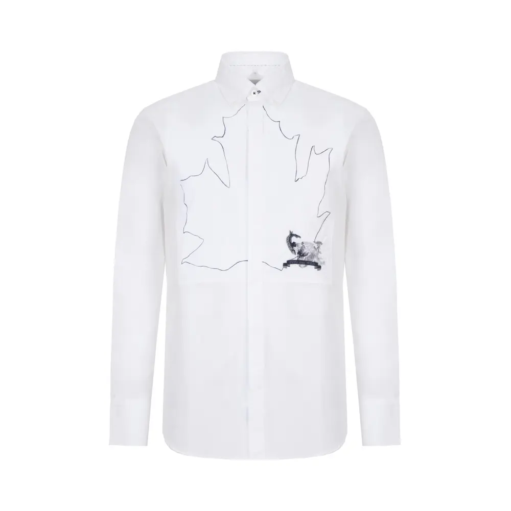 Рубашка Slim Fit хлопковая