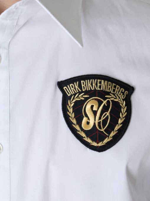 Рубашка Slim Fit хлопковая DIRK BIKKEMBERGS