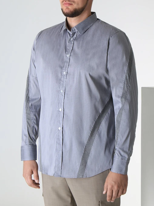 Рубашка Slim Fit хлопковая DIRK BIKKEMBERGS