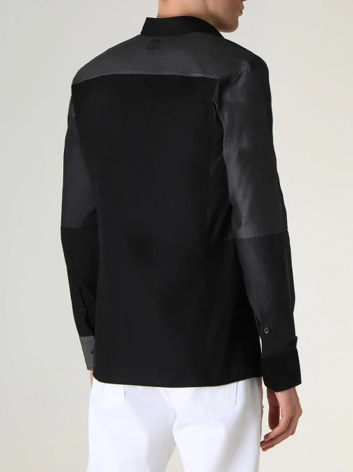 Рубашка Slim Fit хлопковая DIRK BIKKEMBERGS