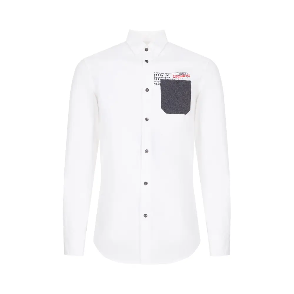 Рубашка Slim Fit хлопковая