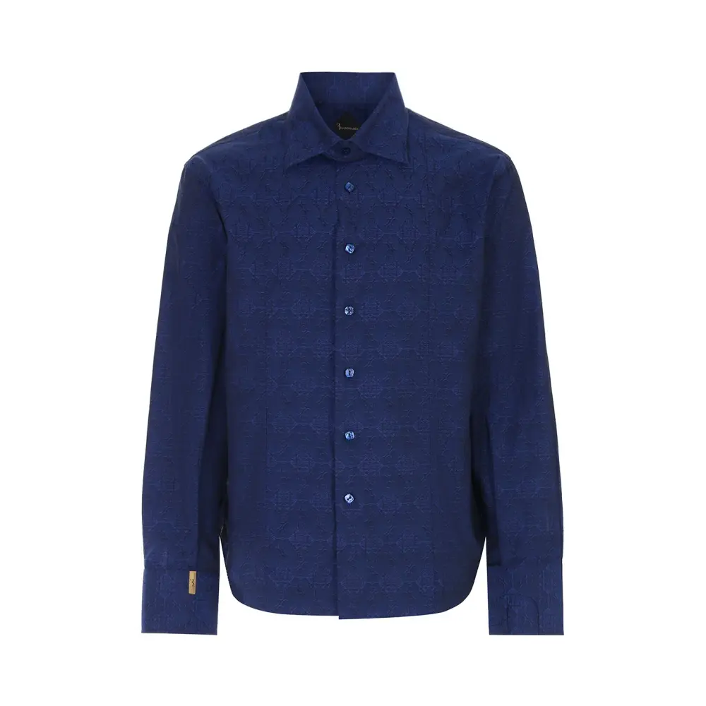 Рубашка Slim Fit хлопковая