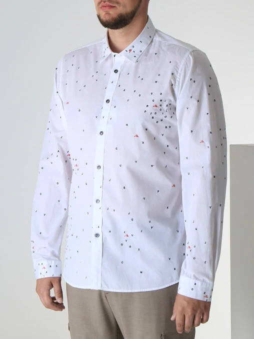 Рубашка Slim Fit MOSCHINO