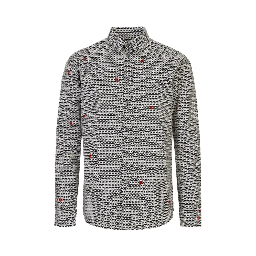 Рубашка Slim Fit хлопковая