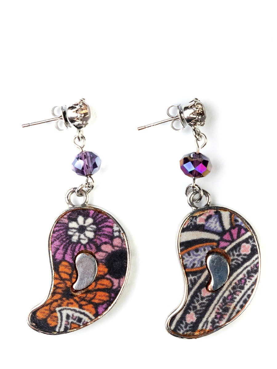 Серьги комбинированные