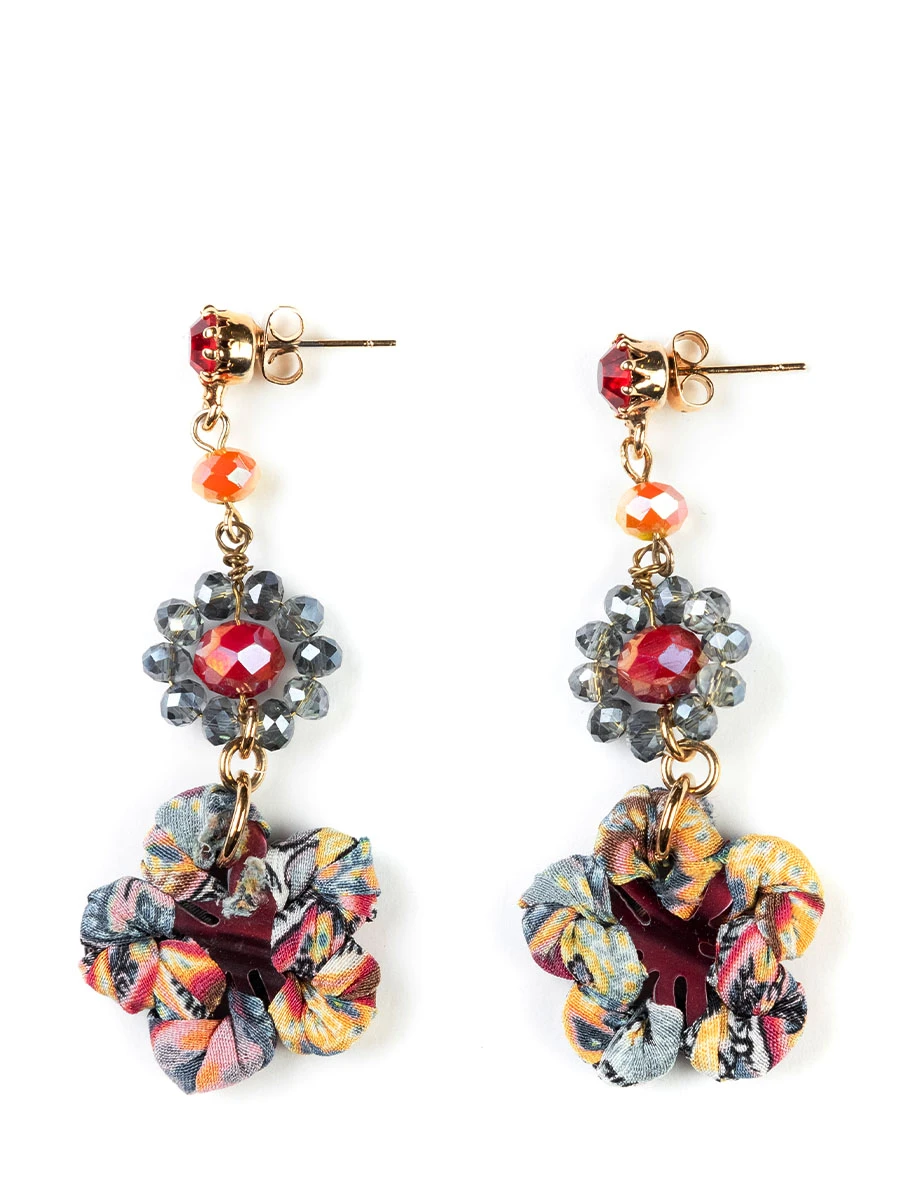 Серьги комбинированные