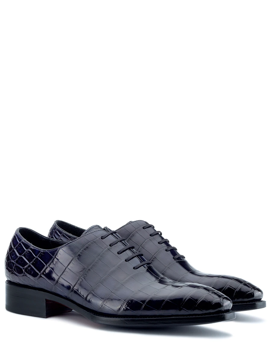 Оксфорды из кожи крокодила