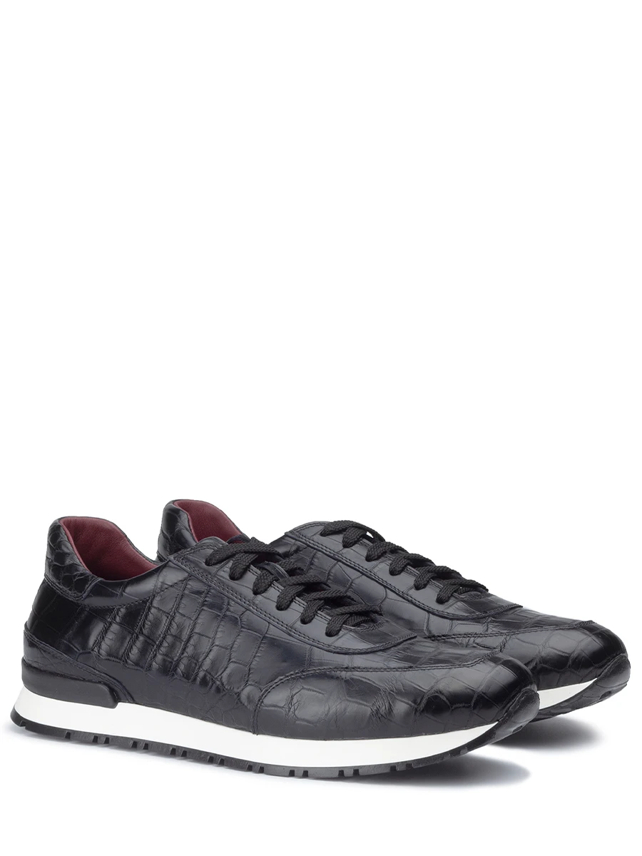 Кроссовки из кожи крокодила