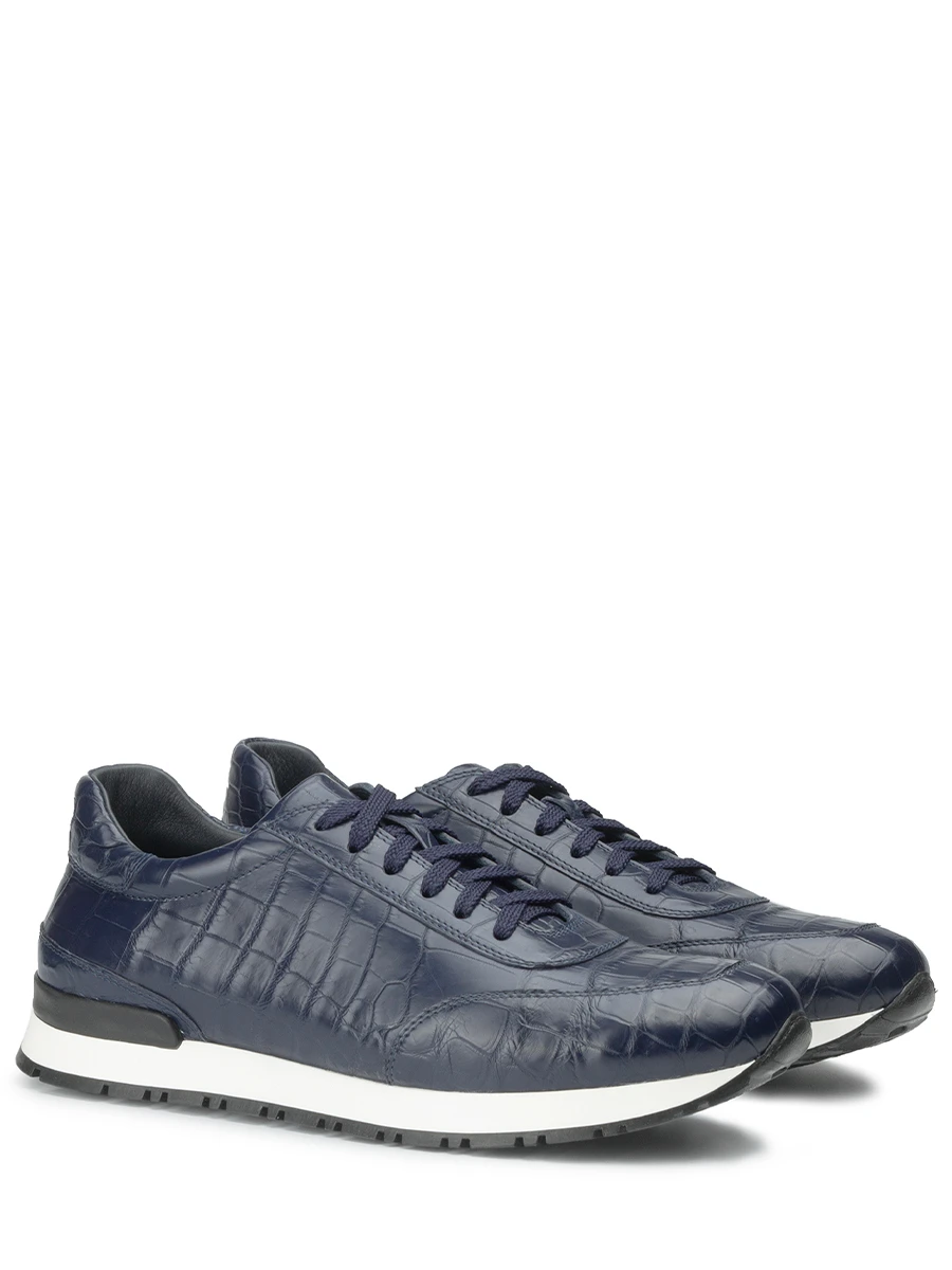 Кроссовки из кожи крокодила