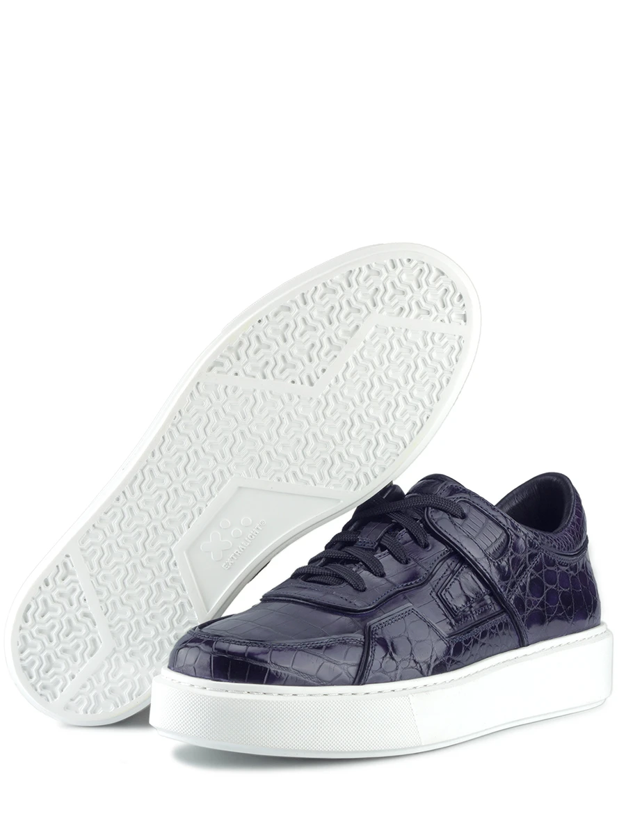 Кеды из кожи крокодила